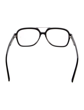 Saint Laurent Oversize Clear Sunglasses