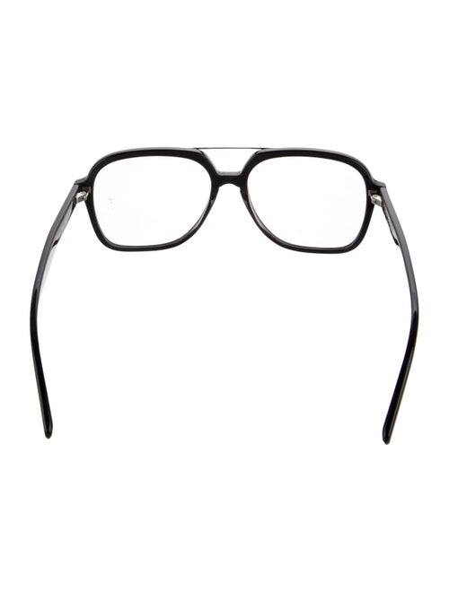 Saint Laurent Oversize Clear Sunglasses