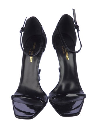 Saint Laurent Patent Leather Sandals