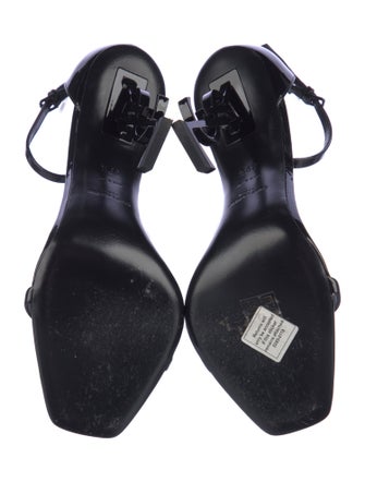 Saint Laurent Patent Leather Sandals