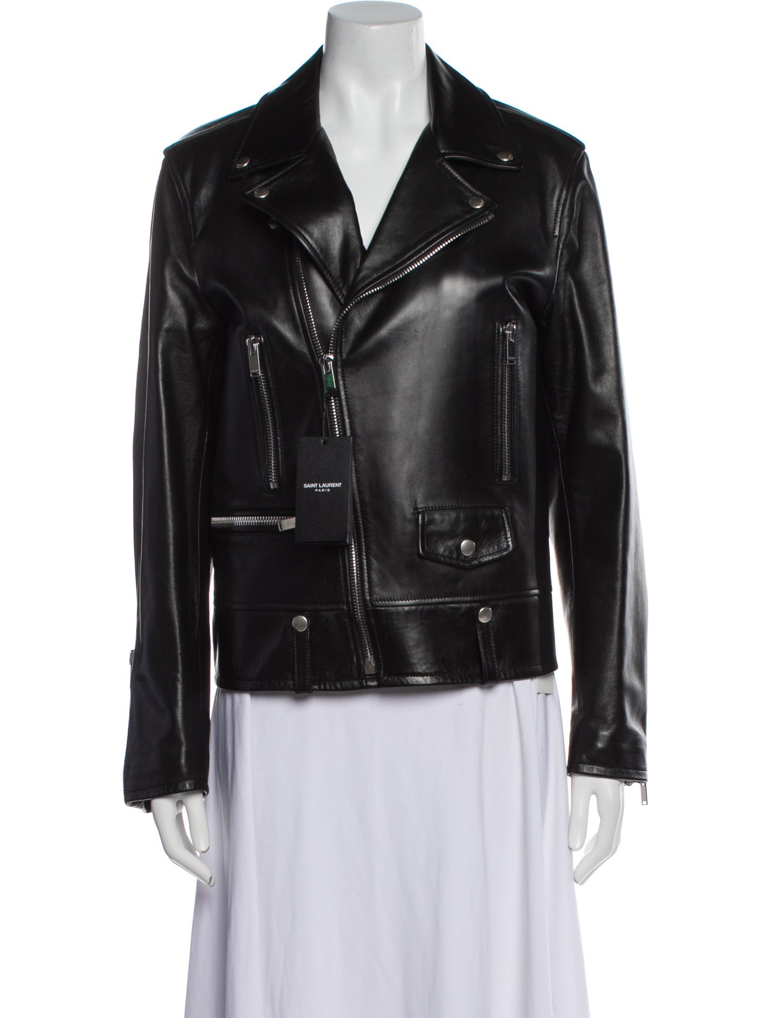 Saint Laurent Leather Biker Jacket