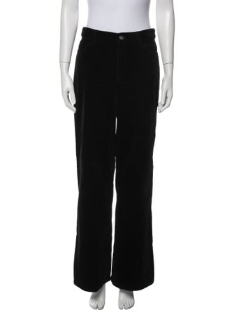Saint Laurent Velvet Wide Leg Pants