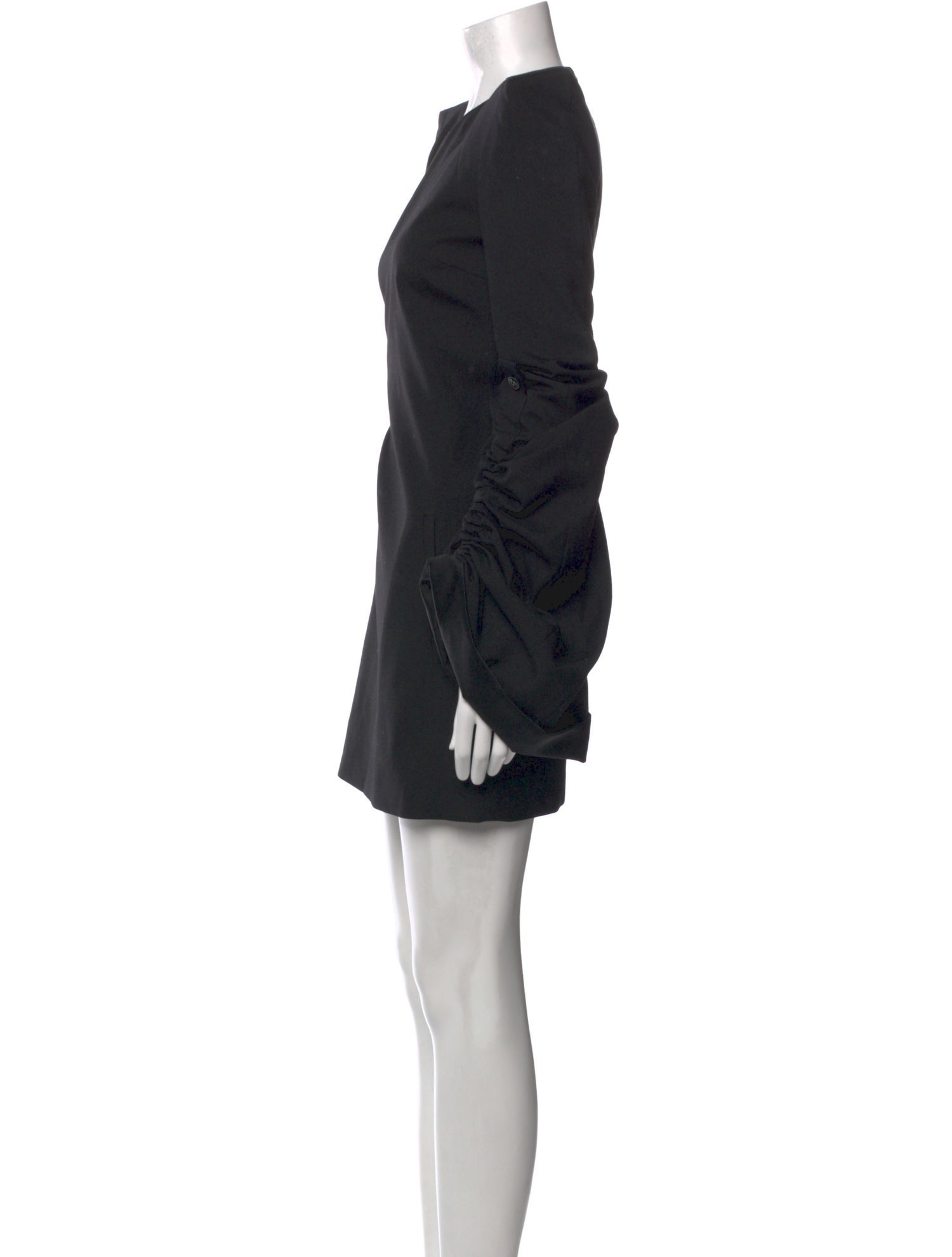 Saint Laurent Wool Mini Dress