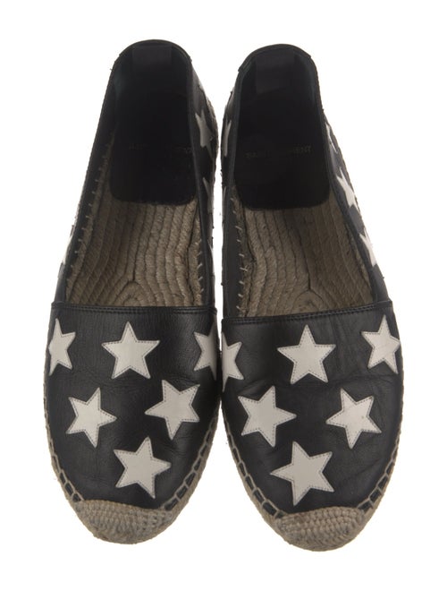 Saint Laurent Leather Printed Espadrilles