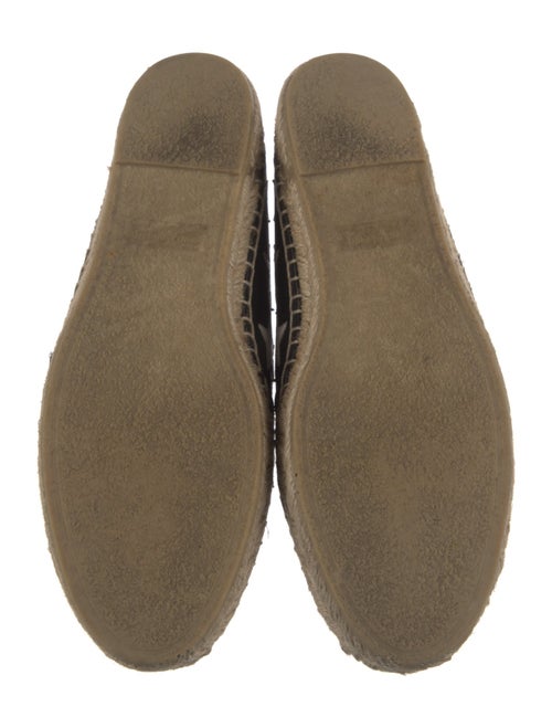 Saint Laurent Leather Printed Espadrilles