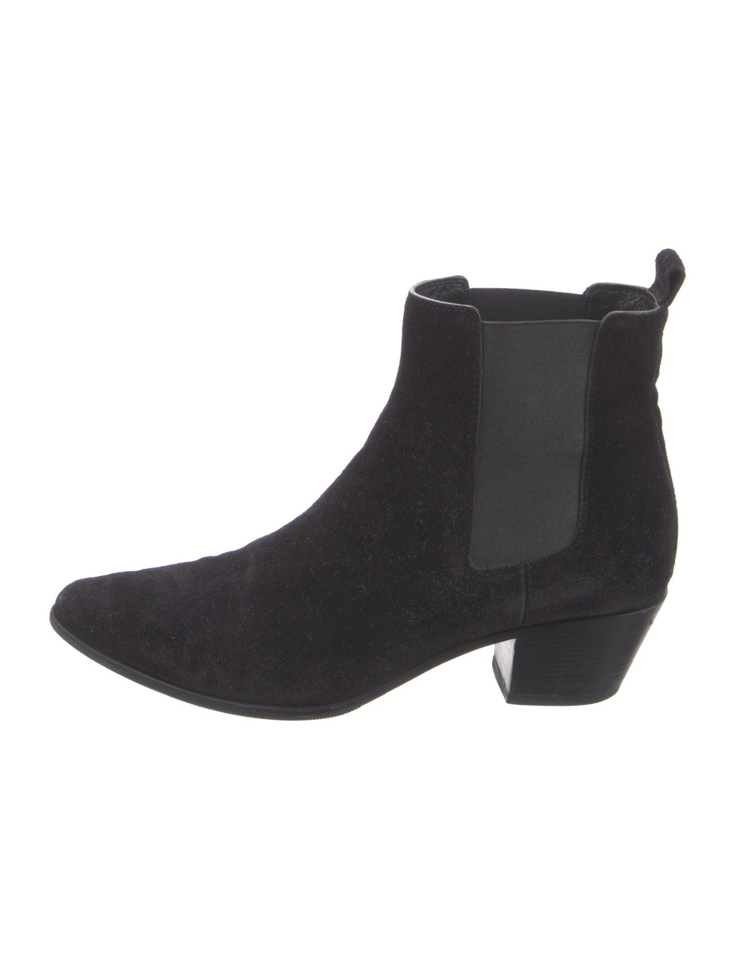 Saint Laurent Suede Chelsea Boots