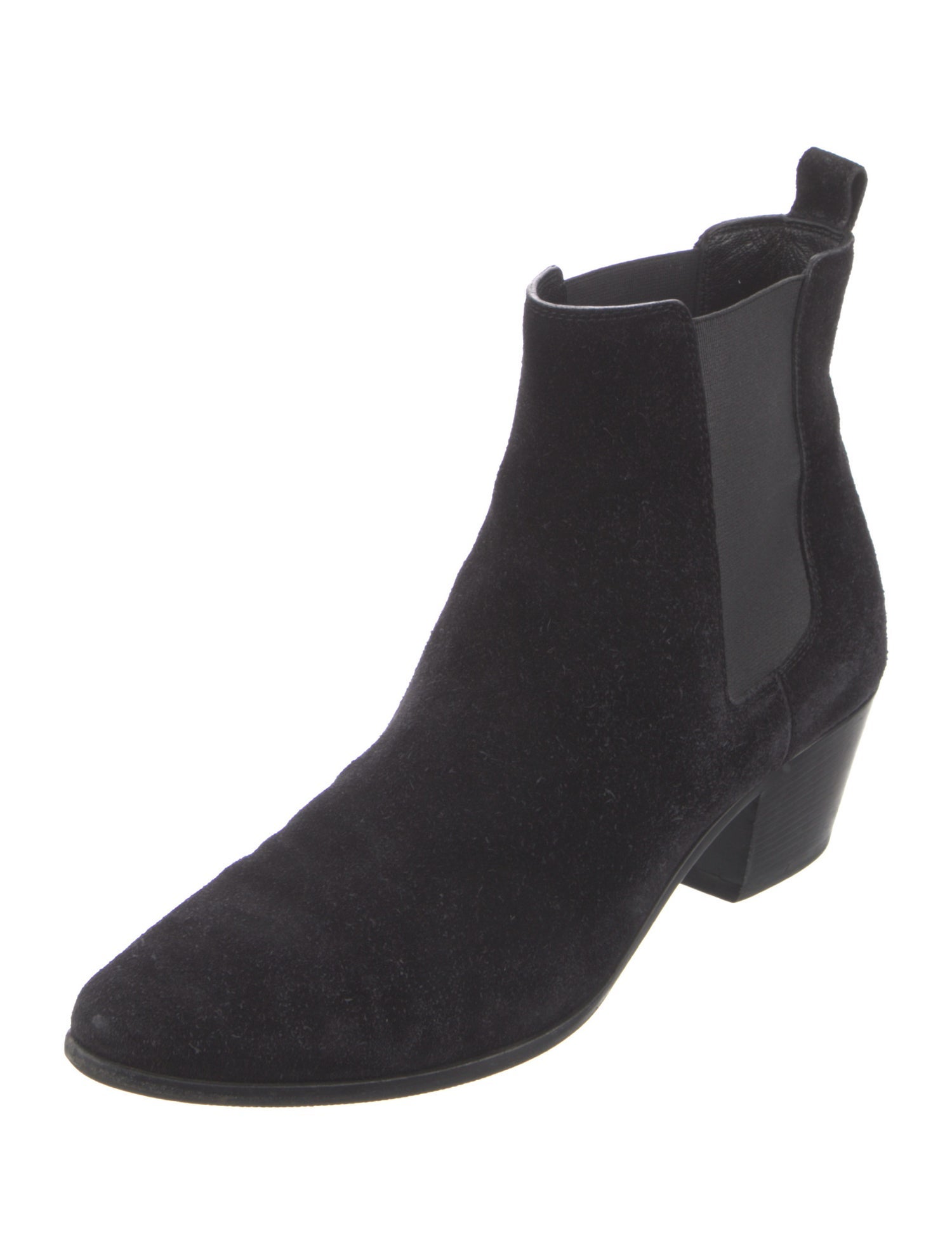Saint Laurent Suede Chelsea Boots