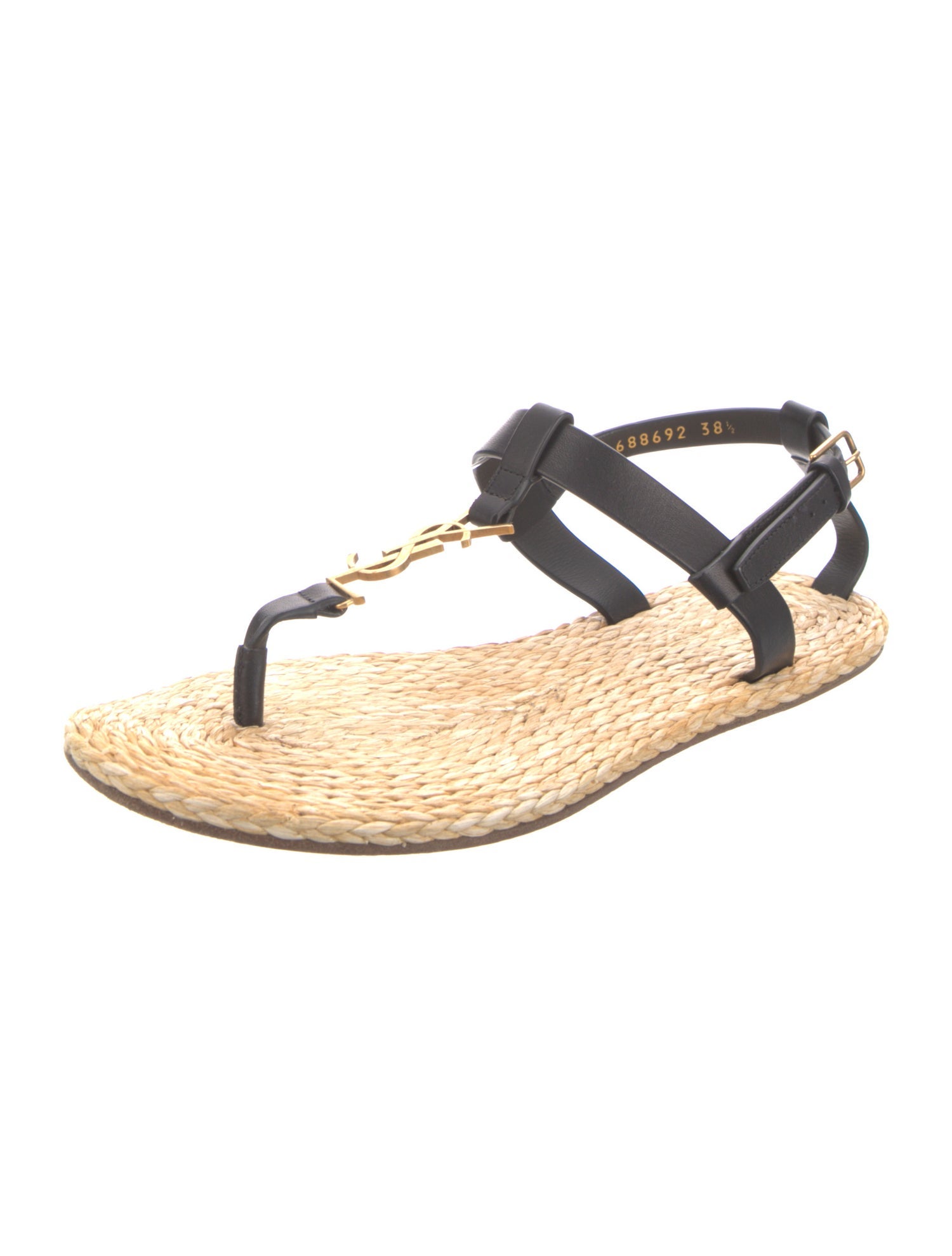 Saint Laurent Leather Espadrilles