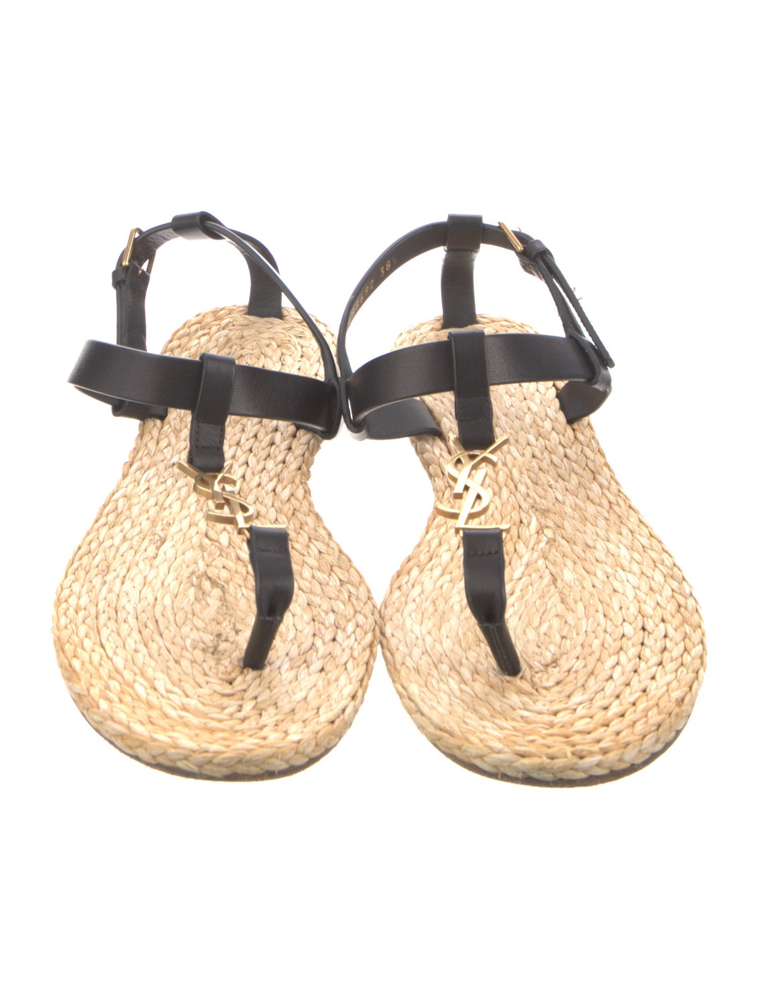 Saint Laurent Leather Espadrilles