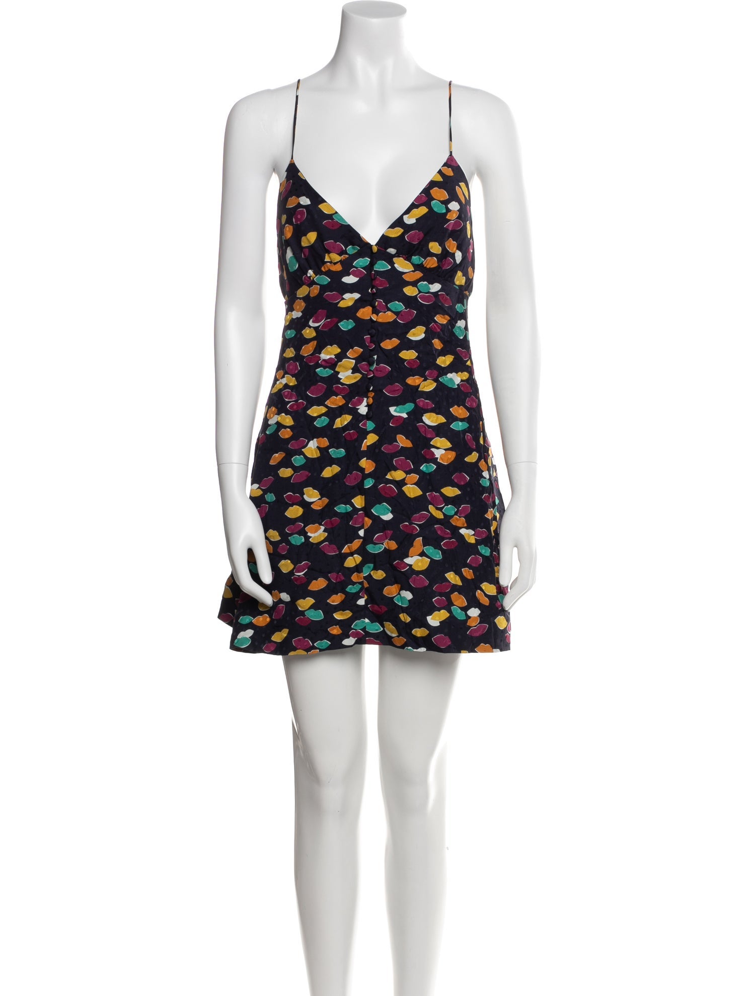 Saint Laurent Silk Mini Dress