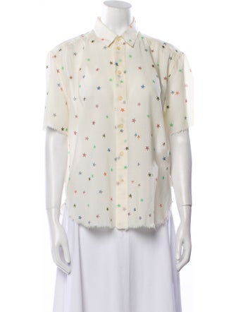 Saint Laurent 2018 Wool Button-Up Top