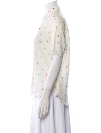 Saint Laurent 2018 Wool Button-Up Top