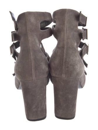 Saint Laurent Suede Gladiator Sandals