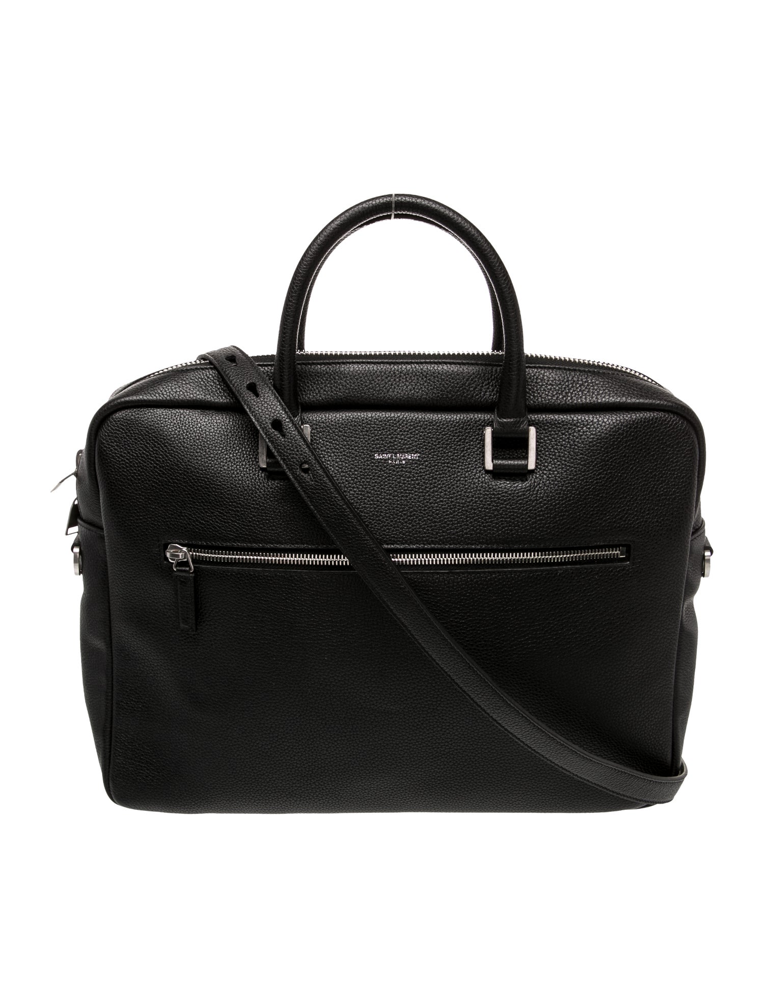 Saint Laurent Leather Sac De Jour