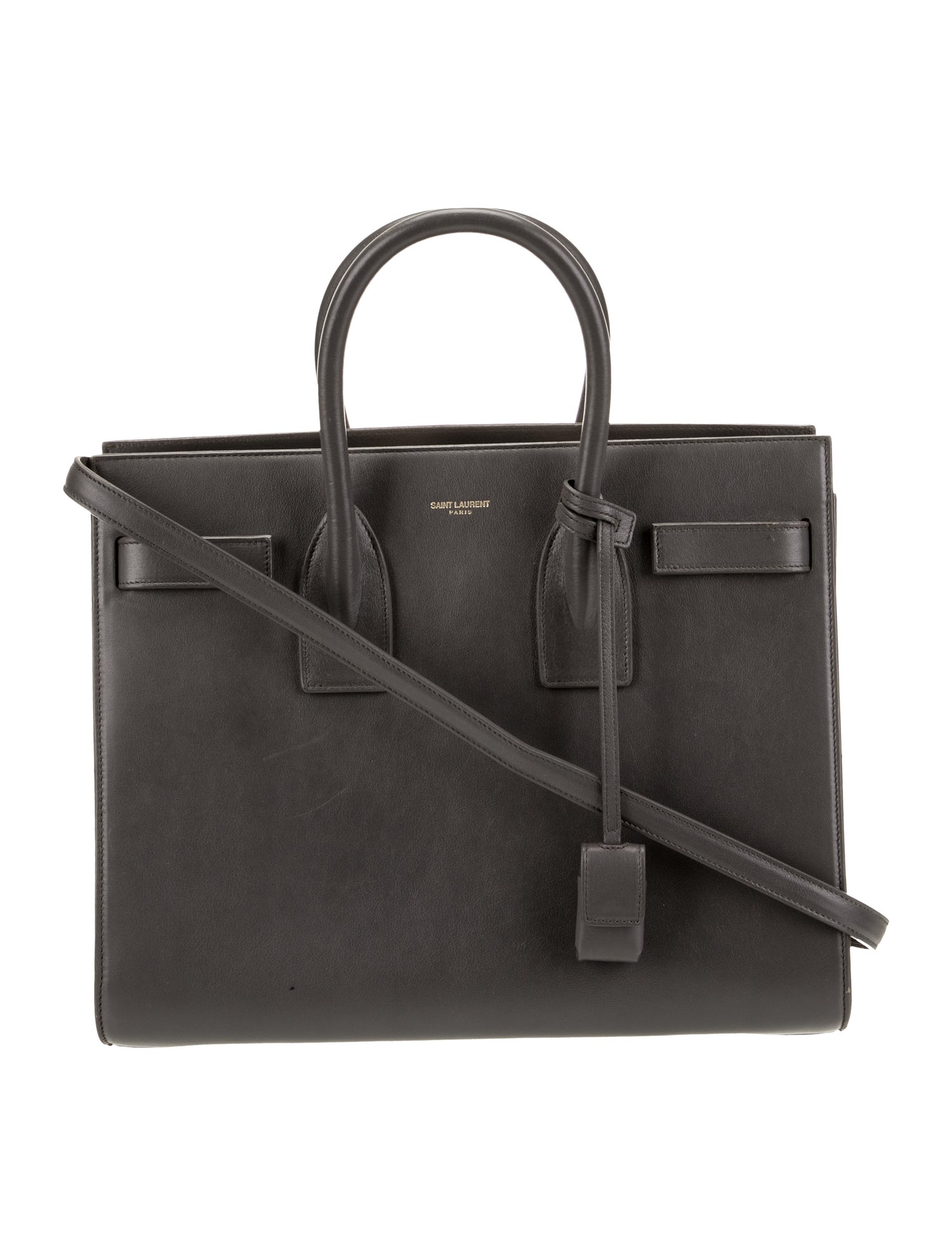 Saint Laurent Leather Sac De Jour Medium