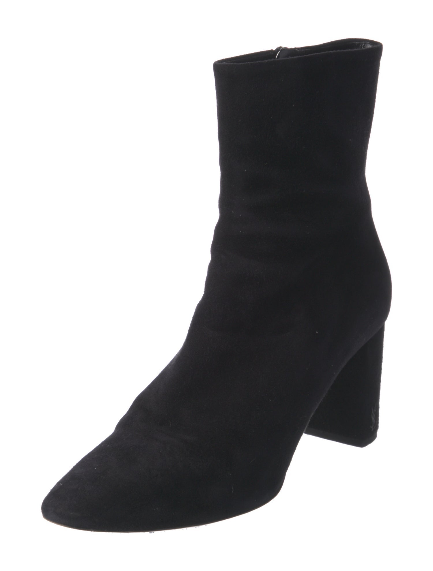 Saint Laurent Lou Ankle Boot in Suede Suede Boots