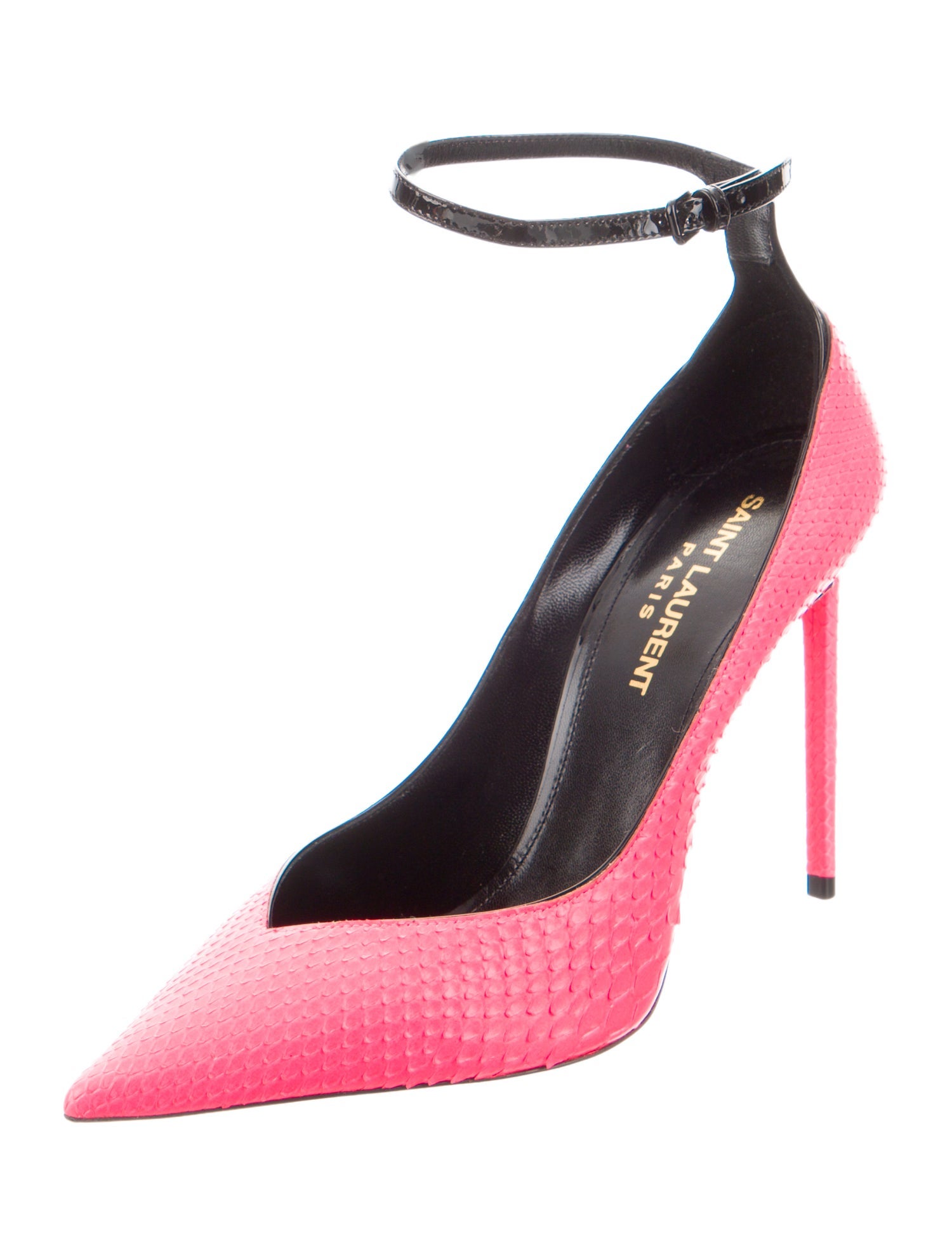 Saint Laurent Snakeskin Pumps