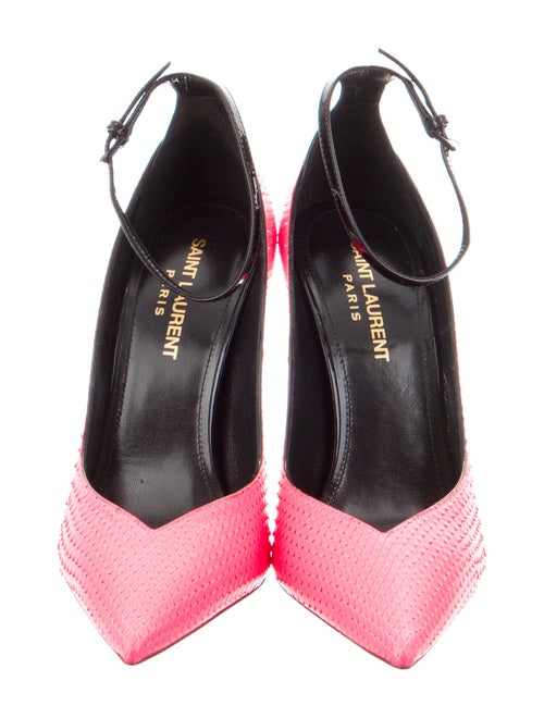 Saint Laurent Snakeskin Pumps