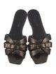 Saint Laurent Leather Slides