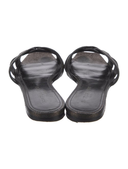 Saint Laurent Leather Slides