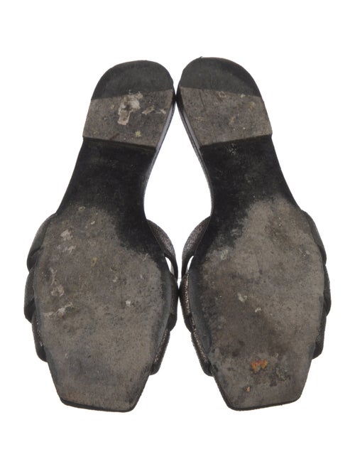 Saint Laurent Leather Slides