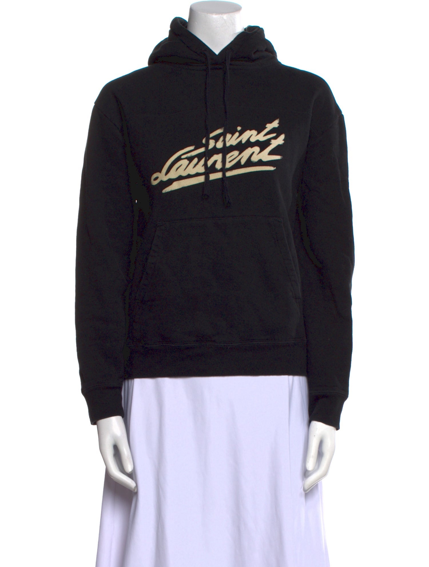 Saint Laurent Graphic Print Crew Neck Sweatshirt