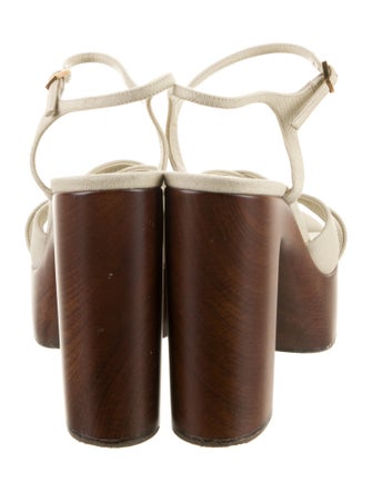 Saint Laurent Canvas Sandals