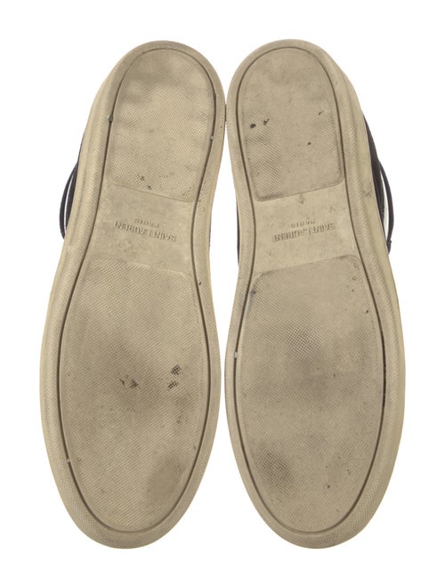 Saint Laurent Suede Leather Trim Embellishment Sneakers
