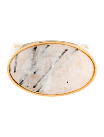 Saint Laurent Pierre Cuff Bracelet