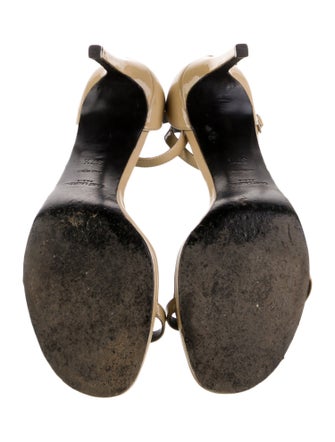 Saint Laurent Patent Leather Sandals