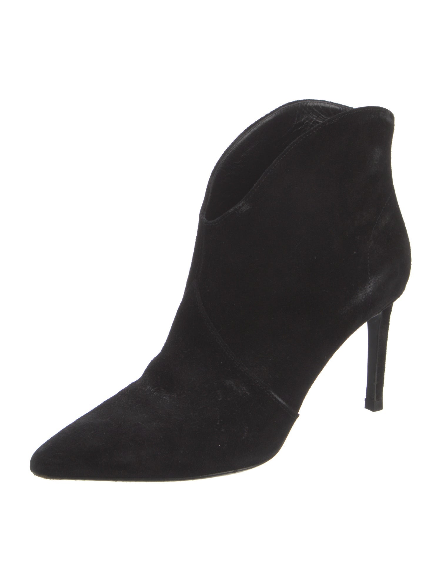 Saint Laurent Suede Western Boots