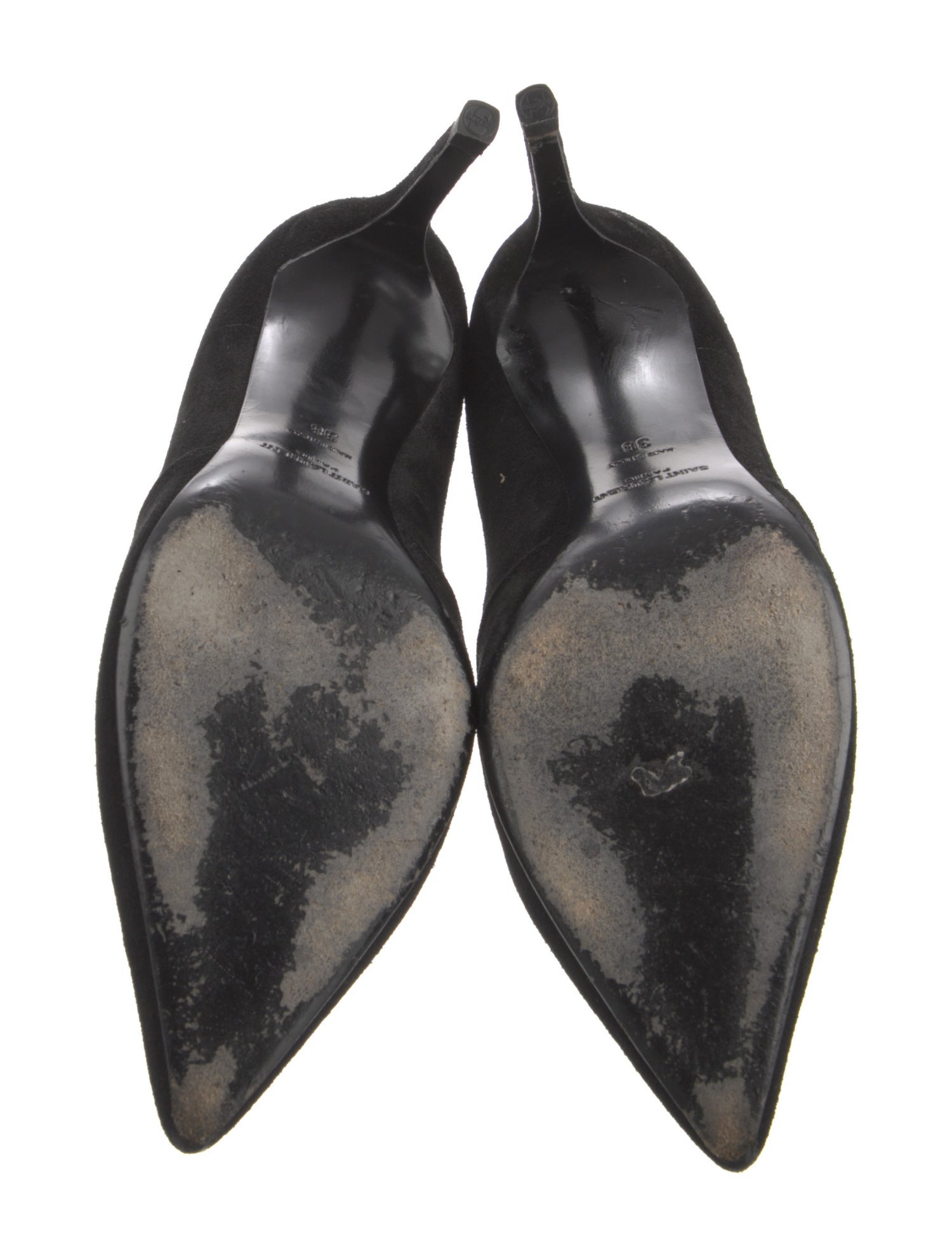 Saint Laurent Suede Western Boots