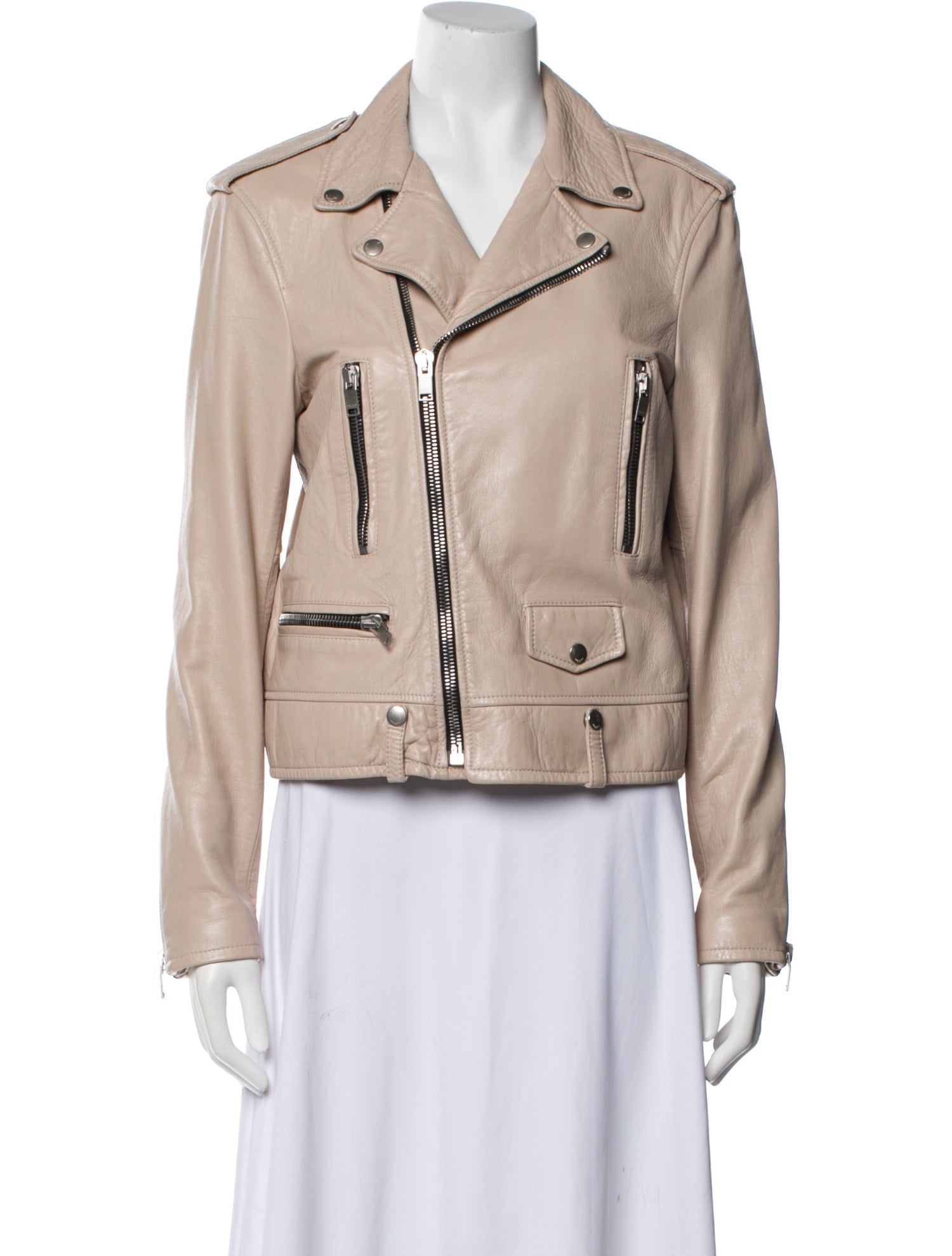 Saint Laurent Leather Biker Jacket