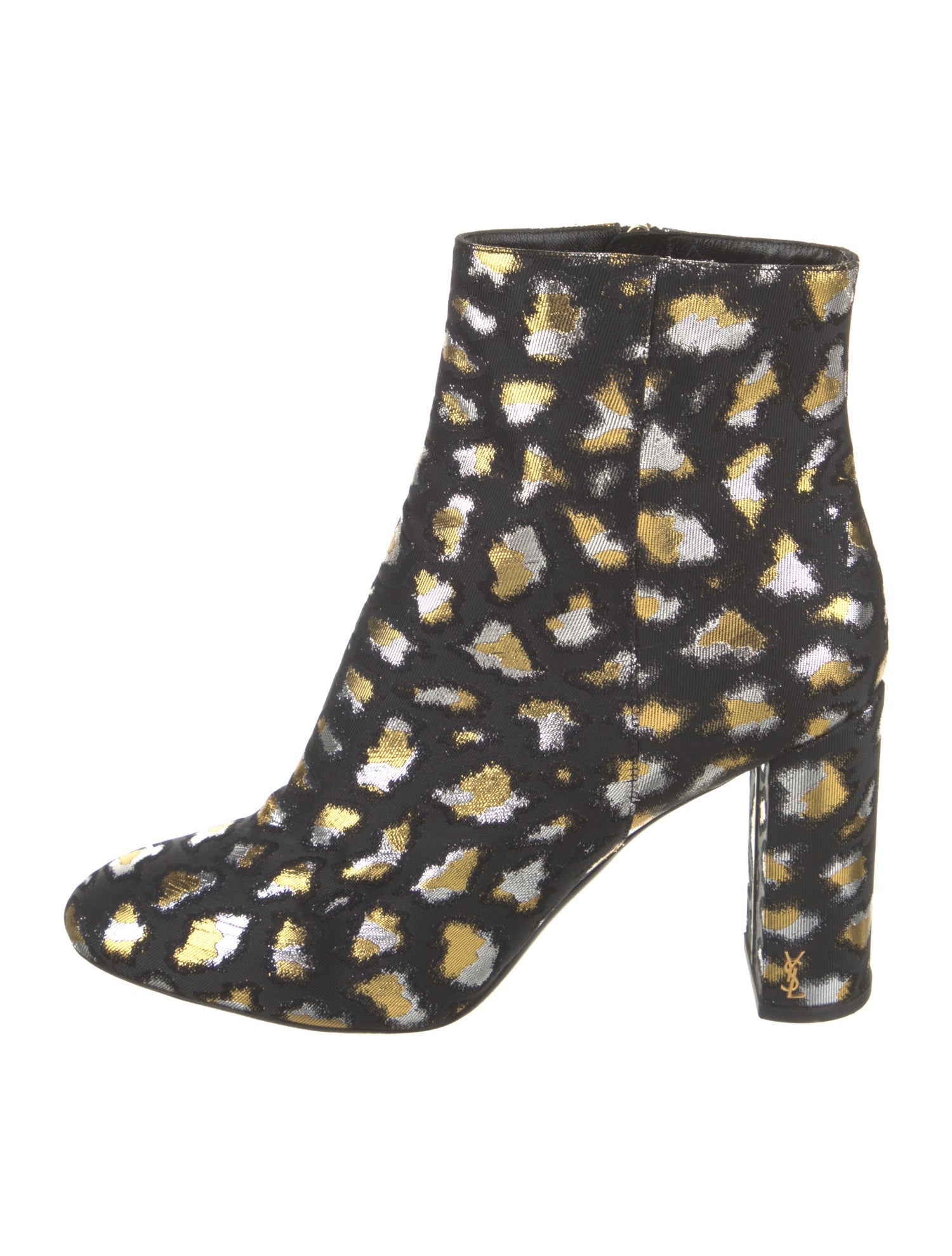 Saint Laurent Animal Print Boots