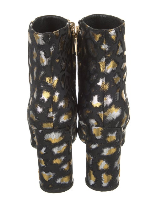 Saint Laurent Animal Print Boots