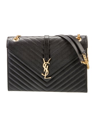 Saint Laurent Chevron Envelope Large