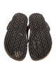 Saint Laurent Suede T-Strap Sandals