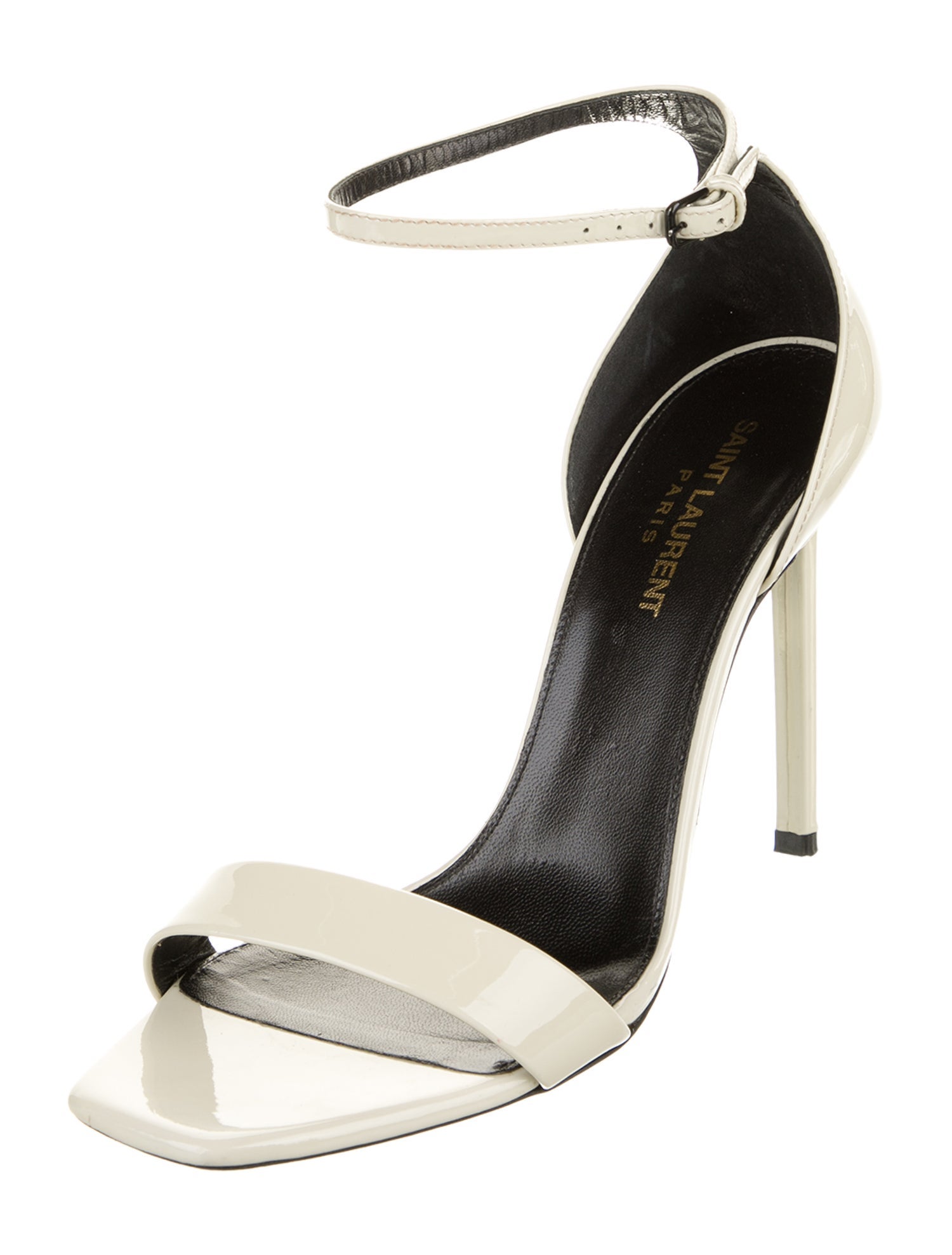 Saint Laurent Patent Leather Sandals