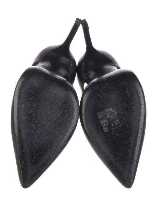 Saint Laurent Leather D'Orsay Pumps
