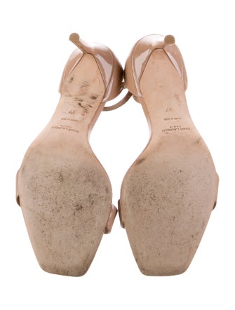 Saint Laurent Patent Leather Sandals