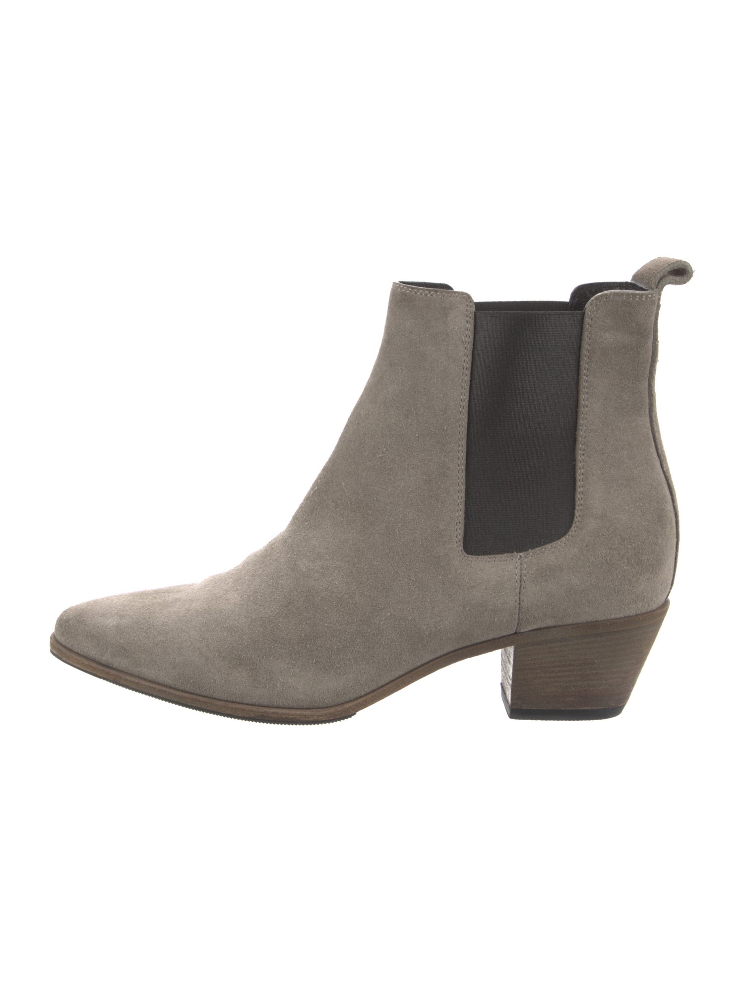 Saint Laurent Suede Chelsea Boots