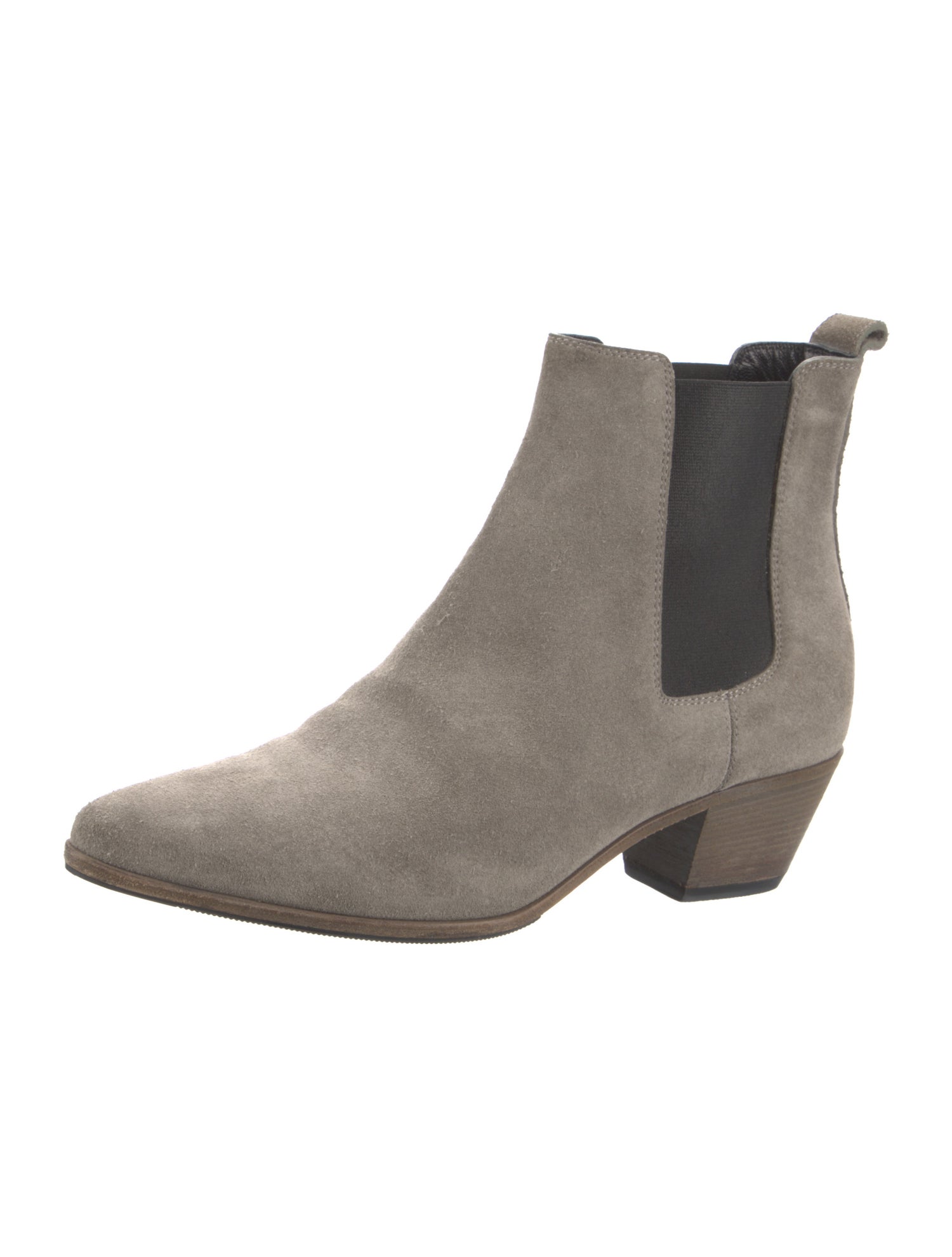 Saint Laurent Suede Chelsea Boots