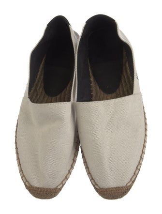 Saint Laurent Canvas Mesh Accents Slippers