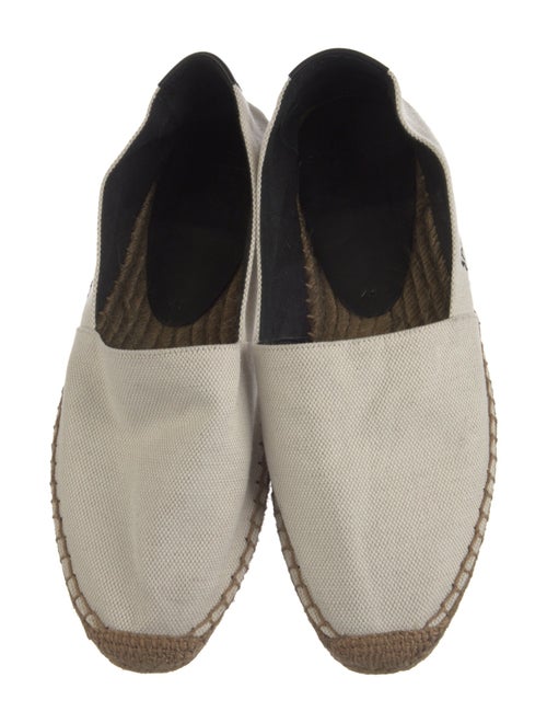 Saint Laurent Canvas Mesh Accents Slippers