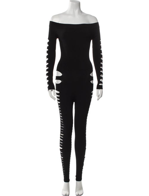 Saint Laurent Off-The-Shoulder Jumpsuit