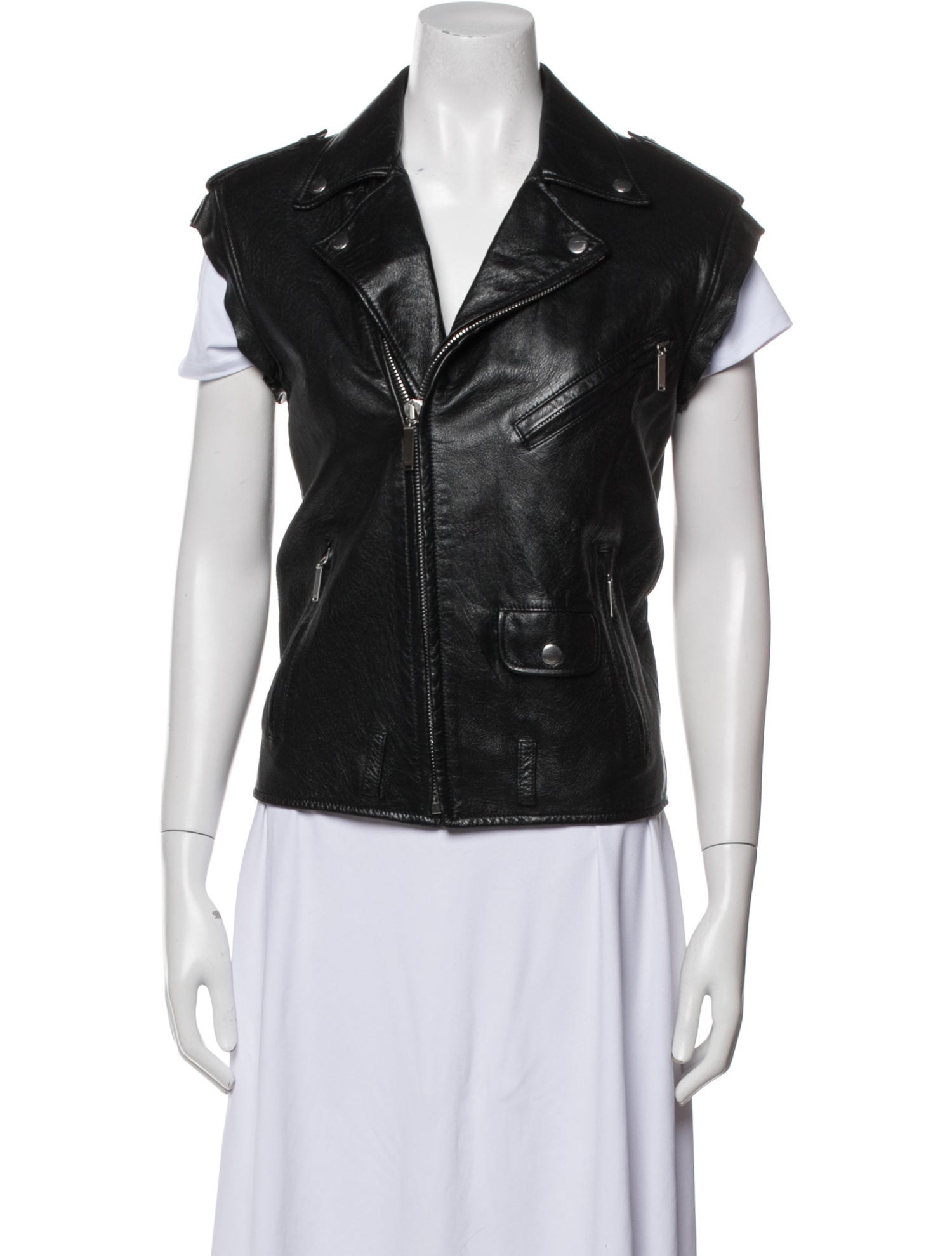 Saint Laurent Leather Biker Jacket