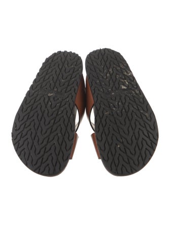 Saint Laurent Leather Slides