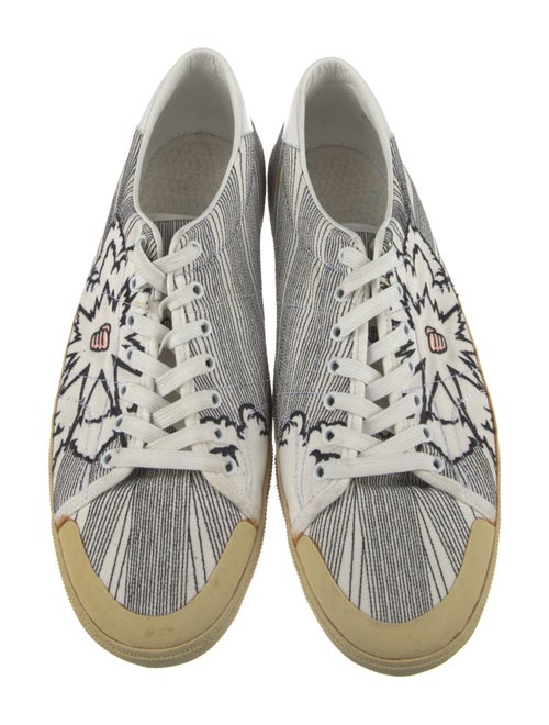 Saint Laurent Canvas Printed Sneakers