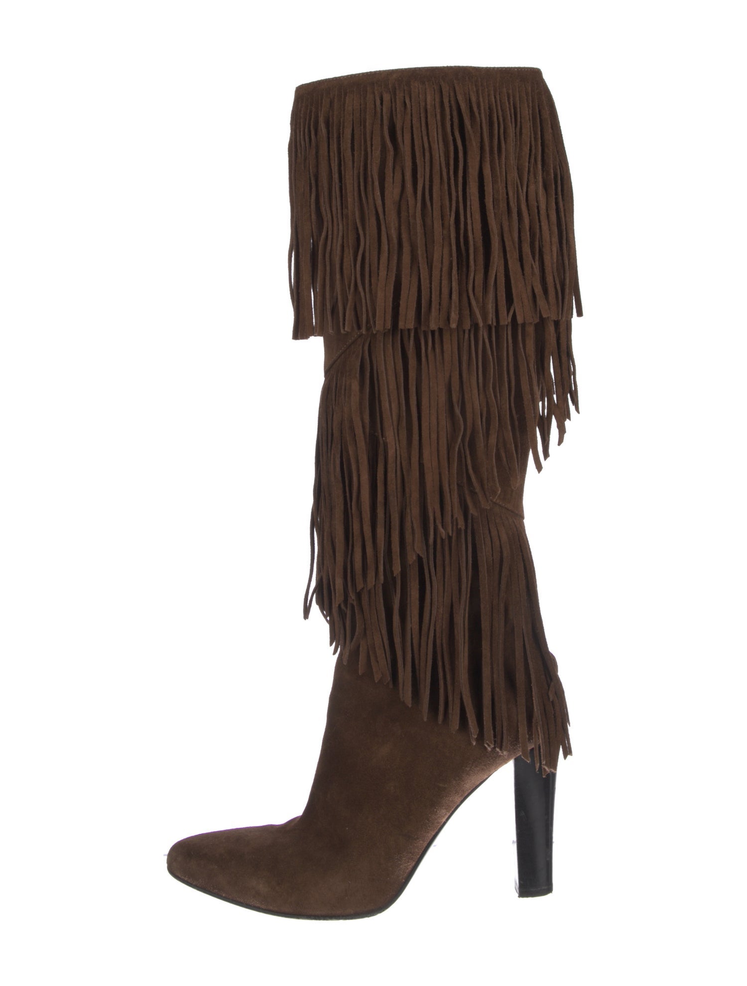 Saint Laurent Lily Suede Boots