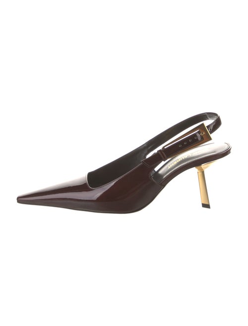 Saint Laurent Patent Leather Slingback Pumps